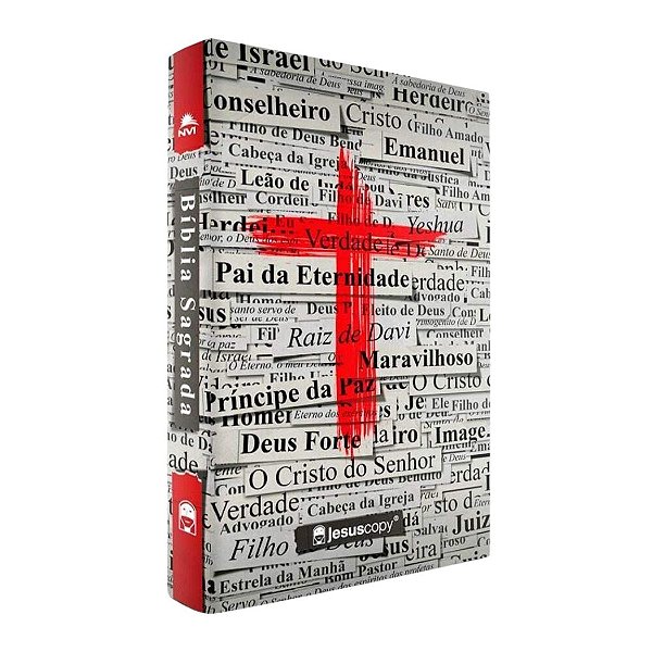 Bíblia NVI - Capa Dura - Cruz - Jesuscopy