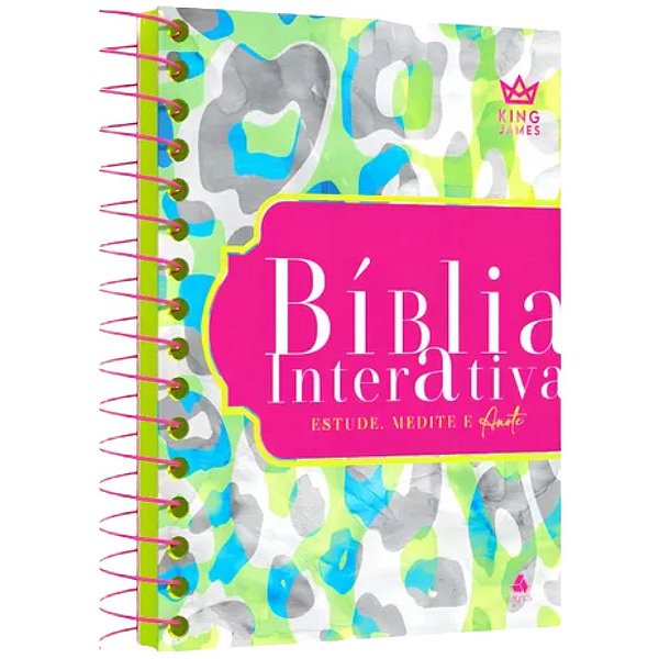Bíblia Interativa - Estude, Medite e Anote - King James - Capa Origem - Espiral - Hagnos