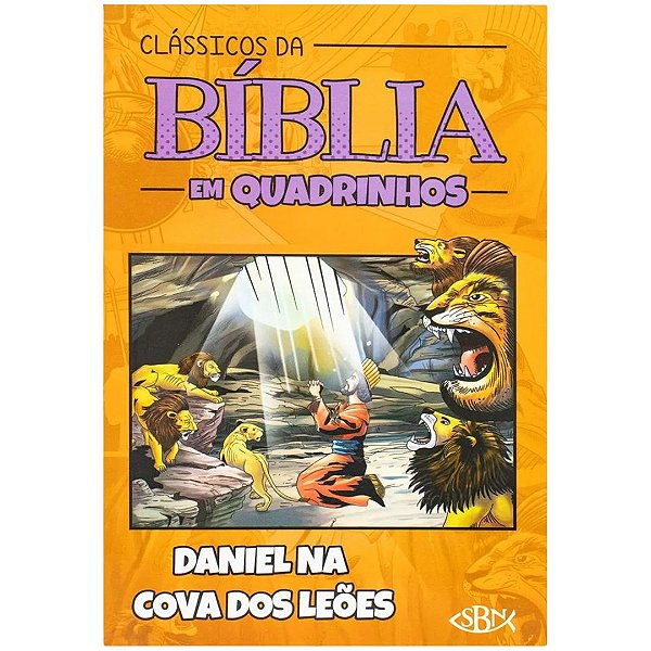 Clássicos da Bíblia em Quadrinhos Daniel na Cova dos Leões - SBN