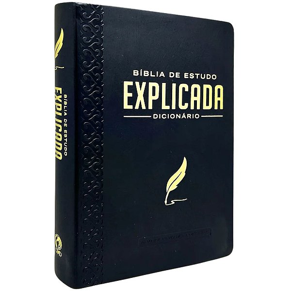 Bíblia de Estudo RC Explicada: Dicionário - Capa Luxo Preta - CPAD