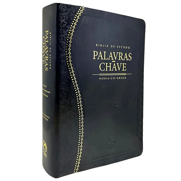 Bíblia de Estudo Palavras Chaves RC: Hebraico e Grego - Capa Luxo Preta - CPAD