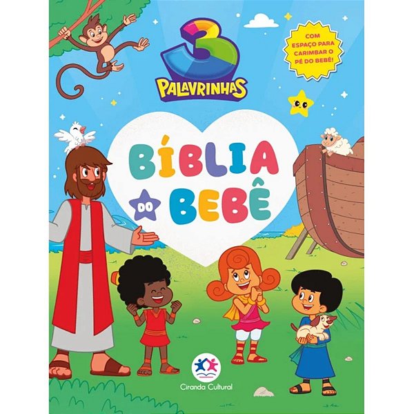 Bíblia do Bebê - 3 Palavrinhas - Ilustrada - Capa Dura - Ciranda Cultural