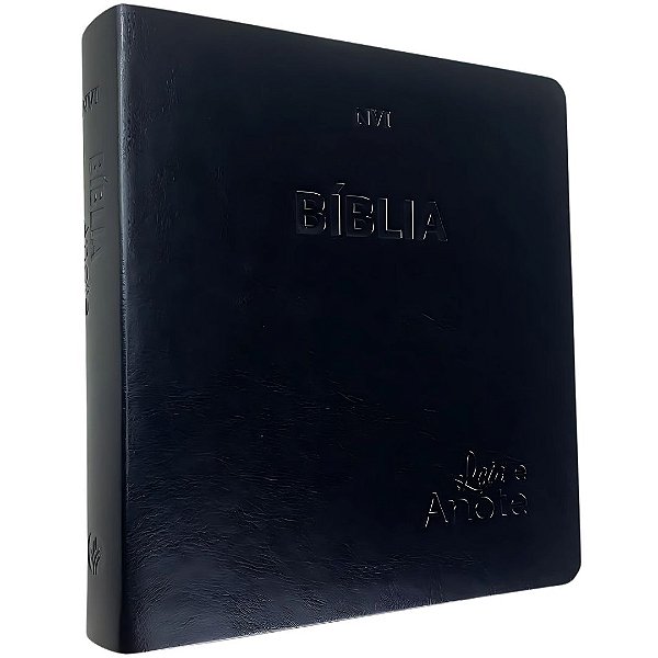 Bíblia Leia e Anote - NVI - Capa Luxo - Preta - Pão Diário