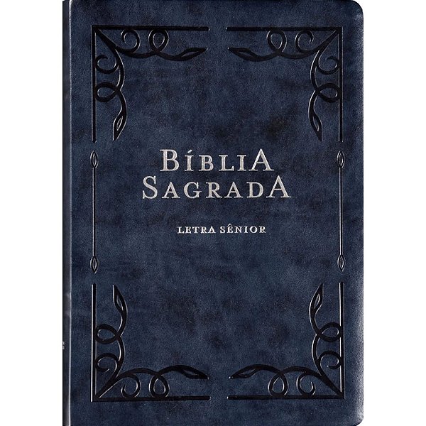 Bíblia NVI Azul Escuro - Letra Sênior - Capa Luxo - Thomas Nelson