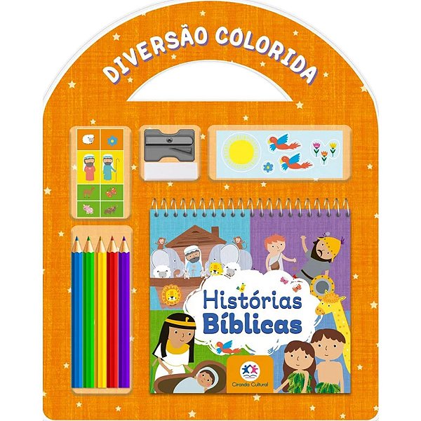 Diversão Colorida: Histórias Bíblicas - Ciranda Cultural