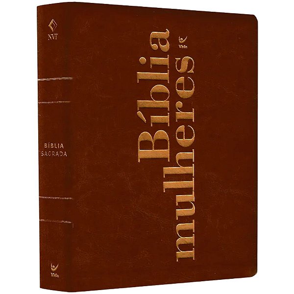 Bíblia Mulheres NVT Marrom, Viviane Martinello - 2 Colunas - Vida