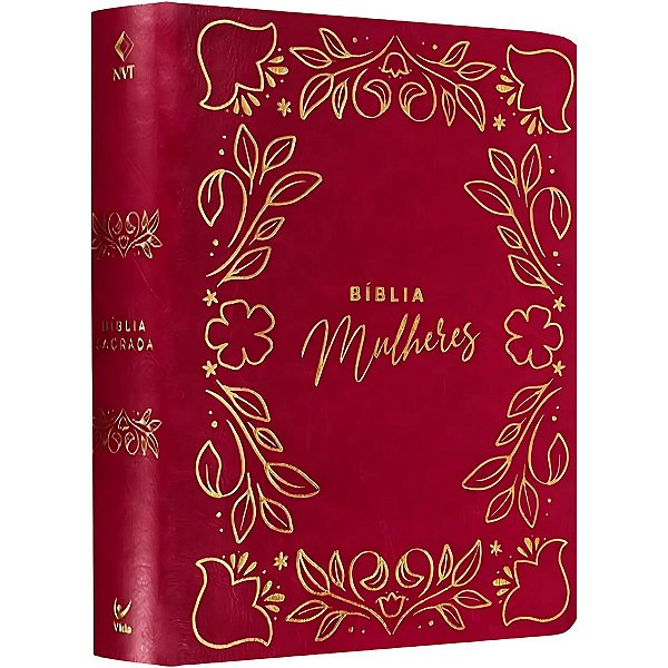Bíblia Mulheres NVT Frame Floral, Viviane Martinello - 2 Colunas - Vida