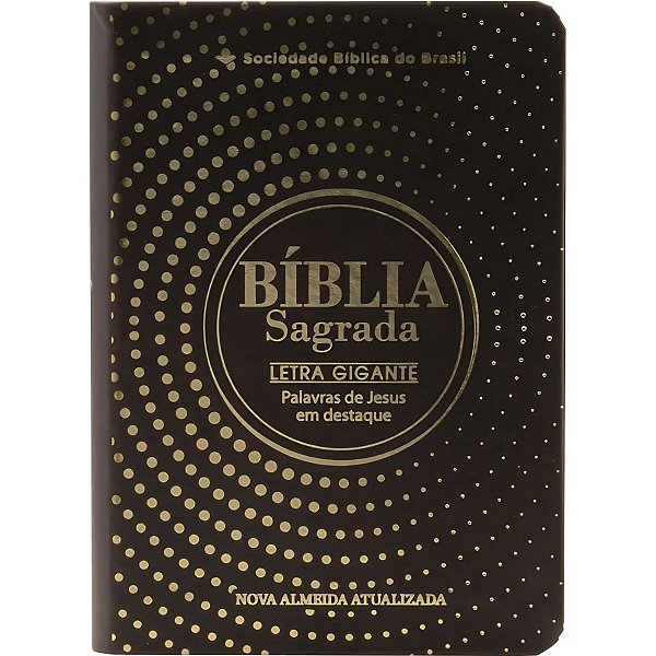 Bíblia NAA Marrom - Letra Gigante - Capa Emborrachada - SBB