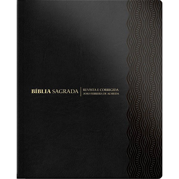 Bíblia Leia e Anote RC Preta - Capa Luxo - Geográfica