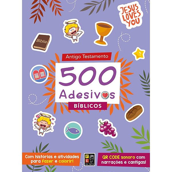 500 Adesivos Bíblicos - Pé da Letra