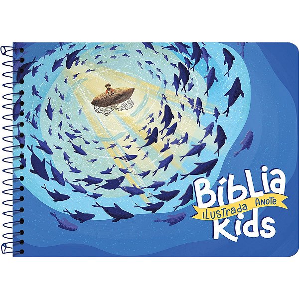 Bíblia NVT Peixinhos - Anote Ilustrada Kids - Geográfica