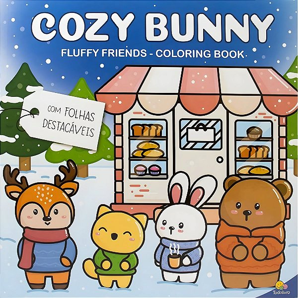 Livro de Colorir: Cozy Bunny - TodoLivro #Black