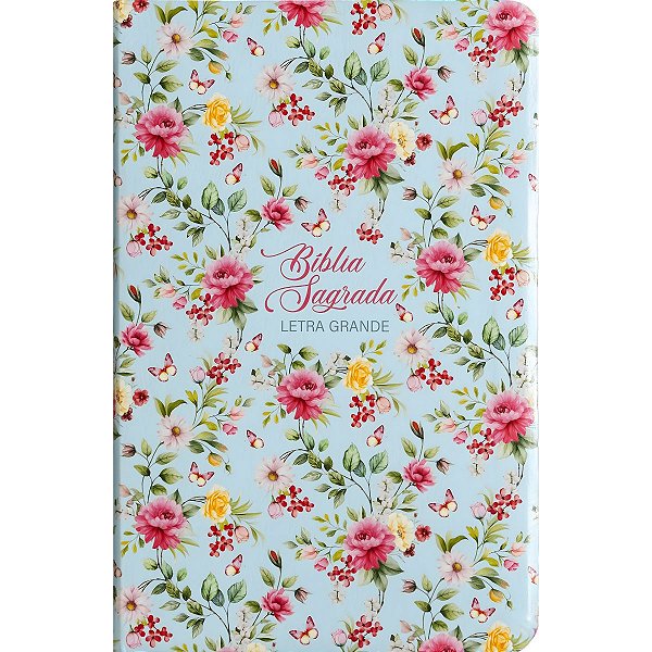 Bíblia NVI Floral - Letra Grande - Capa Luxo - Thomas Nelson