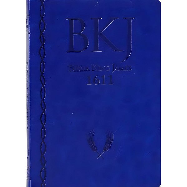 Bíblia King James 1611 Ultra Fina - Ampliada Azul