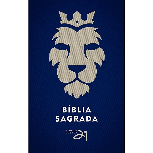 Bíblia Almeida Século 21 Leão Azul - Capa Brochura - Vida Nova