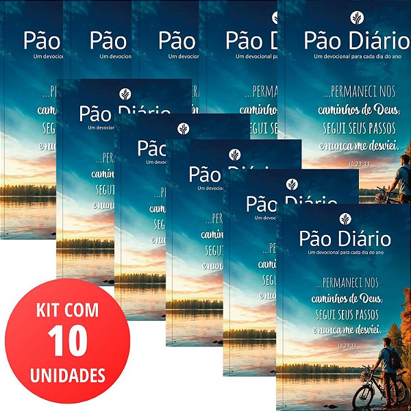 Kit 10 un Pão Diário - Volume 29 - Edição 2026 - Capa Permanecer #Black