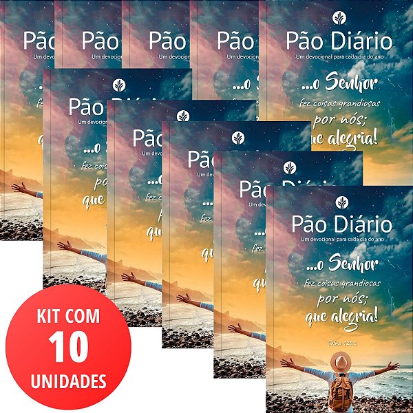 Kit 10 un Pão Diário - Volume 29 - Edição 2026 - Capa Bondade de Deus #Black