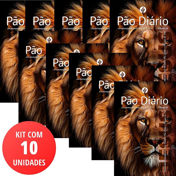 Kit 10 un Pão Diário - Volume 29 - Edição 2026 - Capa Príncipe da Paz #Black