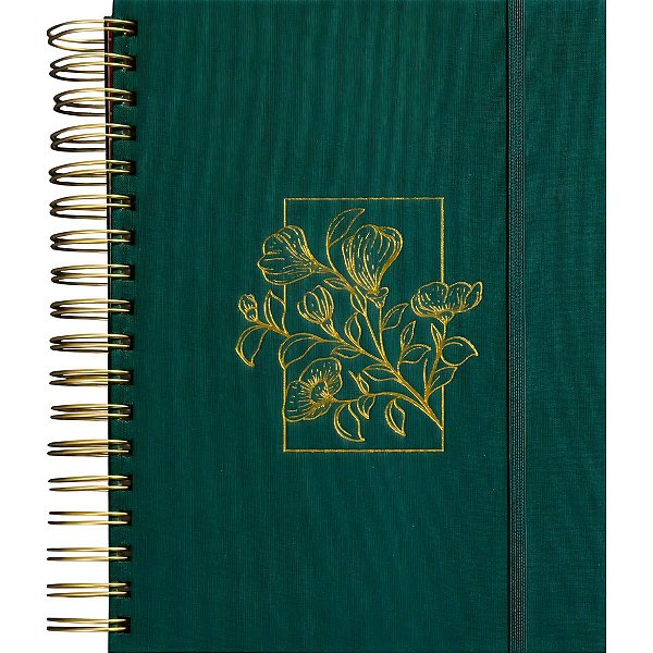 Meu Plano Perfeito Florescer: Floral Verde - Capa Tecido - Thomas Nelson