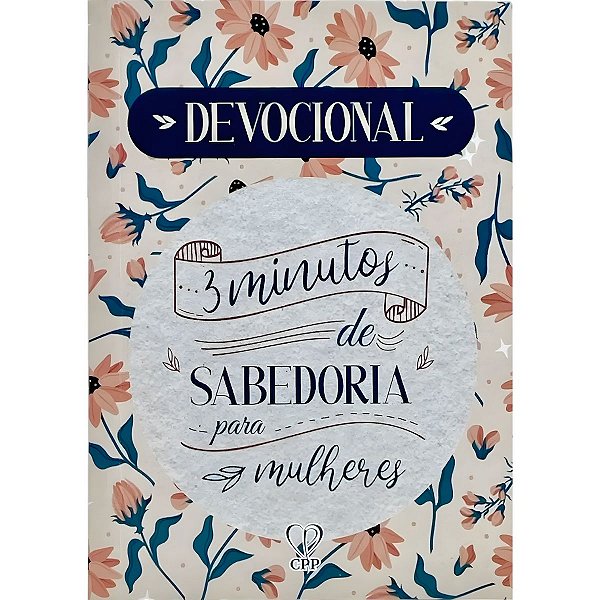 3 Minutos de Sabedoria para Mulheres Lettering - CPP