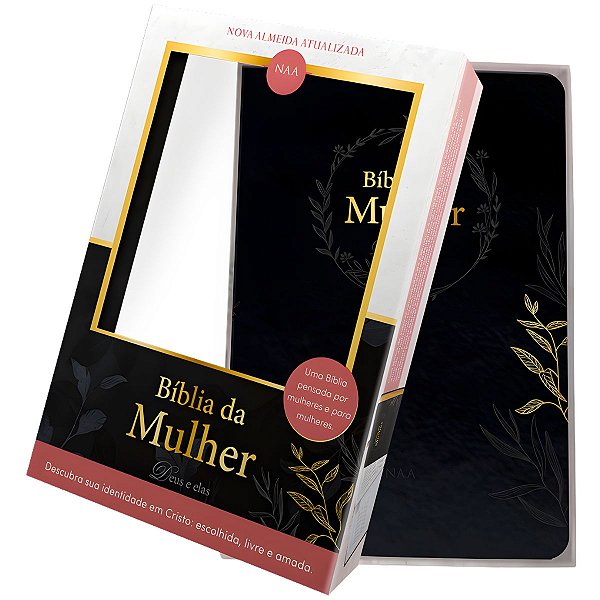 Bíblia da Mulher Preta NAA - Deus e Elas - Caixa Presente - Pão Diário #LiquidaJaneiro