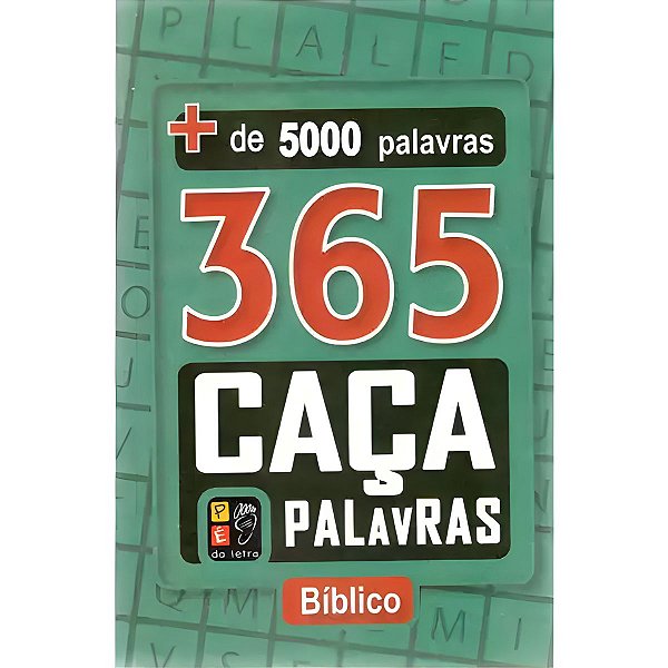 365 Caça Palavras Bíblico - Pé da Letra