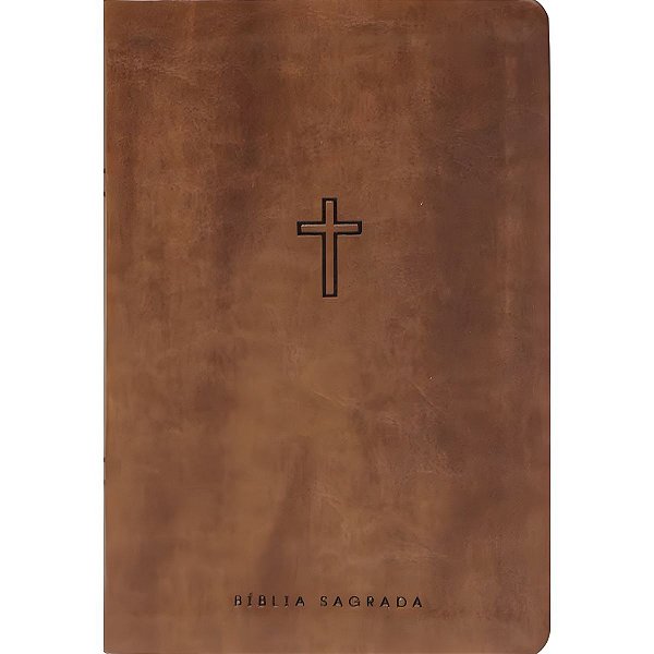 Bíblia NAA Slim Marrom - Capa Luxo - Vida #LiquidaJaneiro