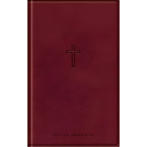 Bíblia NAA Slim Vinho - Capa Luxo - Vida #LiquidaJaneiro