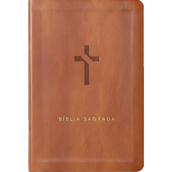 Bíblia Slim NVT Caramelo - Capa Luxo - Vida #LiquidaJaneiro