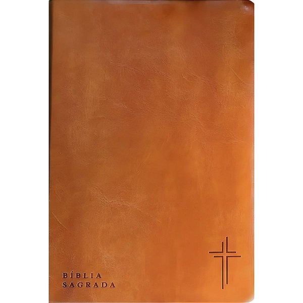 Bíblia NVT Marrom - Letra Grande - Capa Luxo - Vida