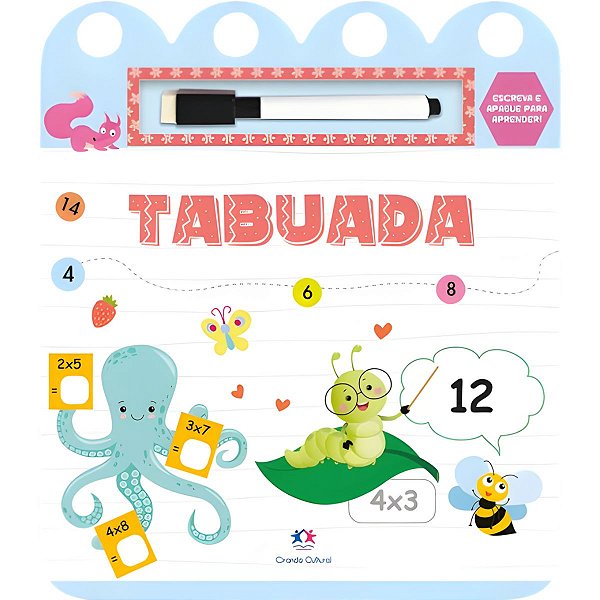 Escreva e Apague: Tabuada - Ciranda Cultural