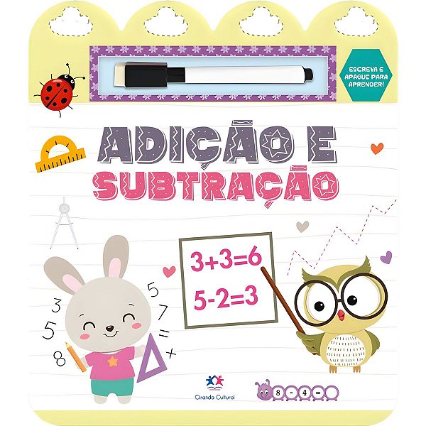 Escreva e Apague: Adição e Subtração - Ciranda Cultural