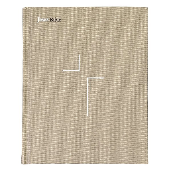 Jesus Bible NVI - Com Espaço para Anotações - Tecido Sobre Capa Dura Cinza - Leitura Perfeita - Thomas Nelson