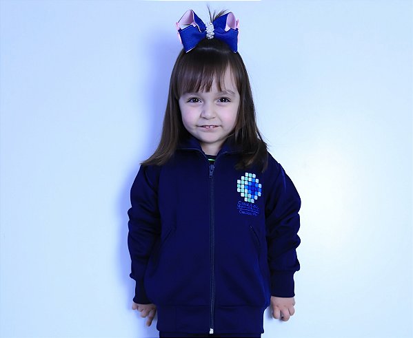 BLUSA EM HELANCA PXA C/ BOLSOS E ZIPER ABERTO