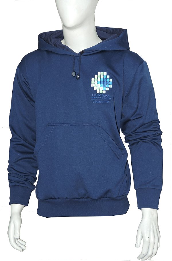 BLUSA DE MOLETOM FECHADO C/ CAPUZ