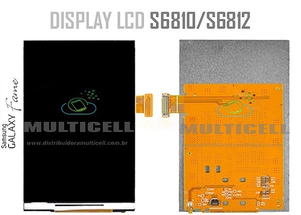 DISPLAY LCD SAMSUNG S6810 S6812 FAME 1ªLINHA