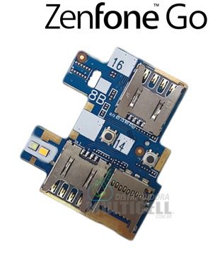 FLEX LEITOR MATRIZ SLOT CONECTOR DE CHIP SIM CARD ASUS