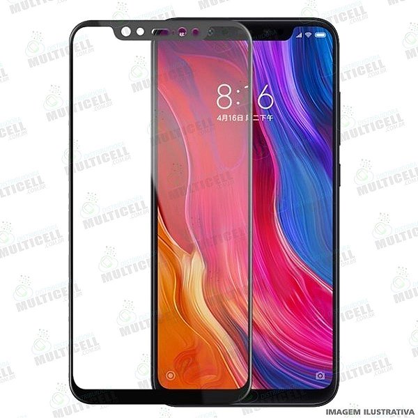 PELÍCULA DE VIDRO 3D 5D XIAOMI MI A2 LITE - Distribuidora Multicell a mais  completa em peças,componentes e acessórios para celular e tablet