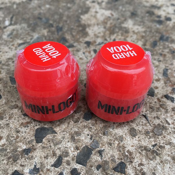 Amortecedor Bushing Mini Logo Hard Pair Red 100a Massa Skate Shop