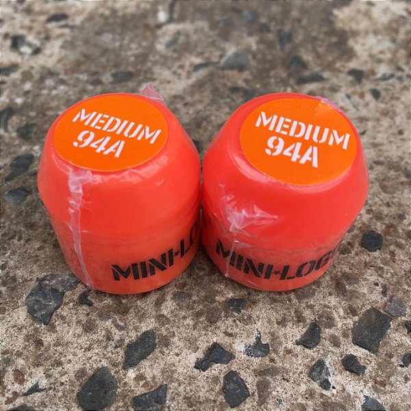 Amortecedor Bushing Mini Logo Medium Pair Orange 94a Massa Skate Shop