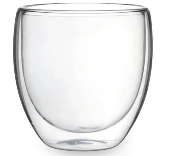 Seu Copo para Todas as Estações - Vidro Duplo 250ml, Ideal para qualquer bebida