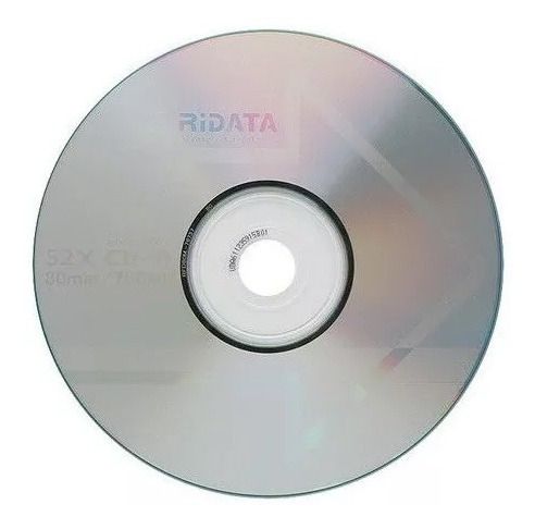 Mídia CD-R ridata 700MB - 100 unidades