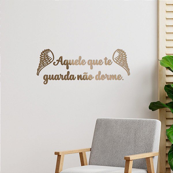 Espelho "Aquele que te guarda não dorme, com asas." - Cobre