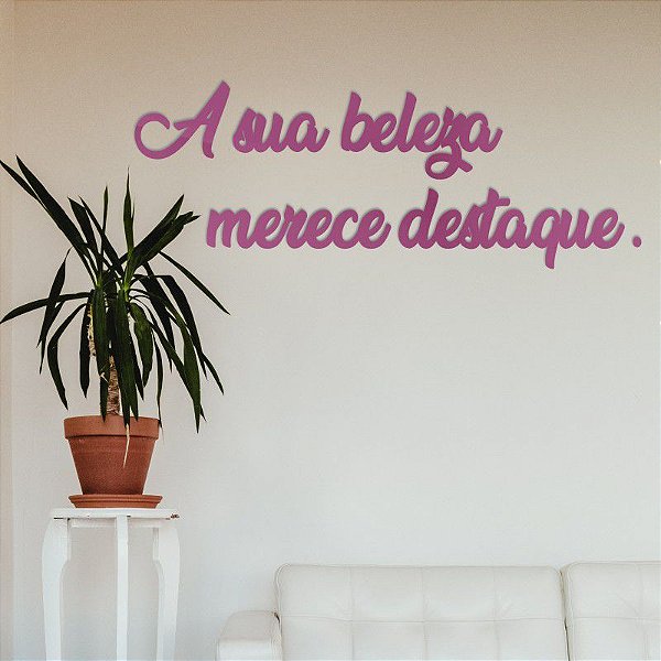 Espelho A sua beleza merece destaque - Pink