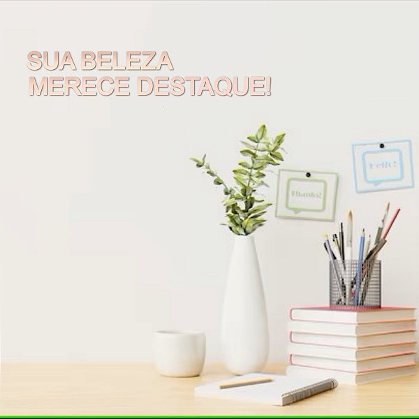 Espelho "SUA BELEZA MERECE DESTAQUE!" F1 - Acrílico Rosa