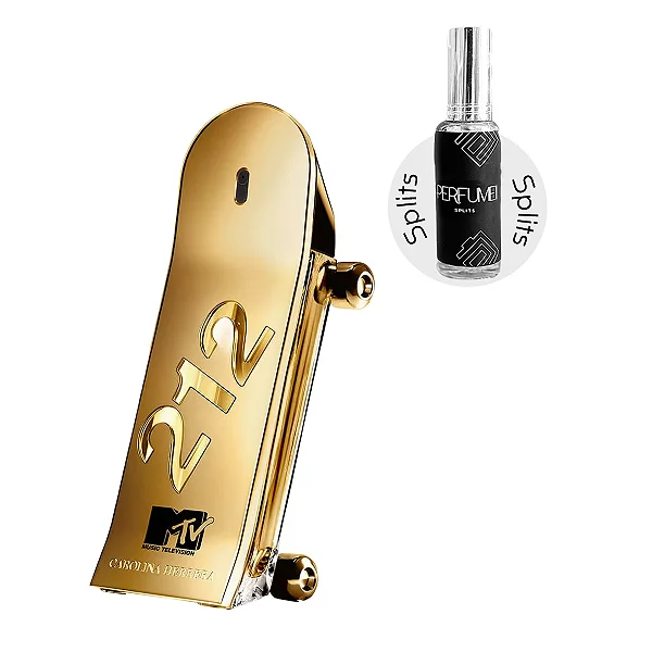 212 Heroes MTV Carolina Herrera | Perfume Masculino Importado - Splits