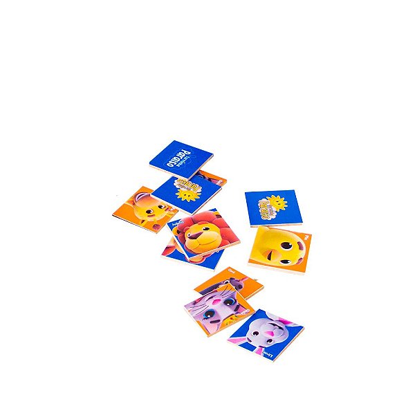 Jogo Memoria Educativo Turminha Paraiso 40 Pecas Pedagogico