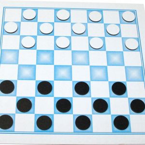 Brinquedo Educativo Jogo De Damas 30x30cm Em Mdf Com 24 Peças - Carlu