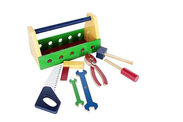 Brinquedo Educativo Caixa De Ferramentas - Carlu