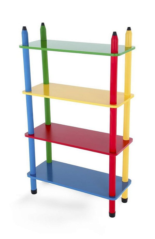 Brinquedo Educativo Prateleira Colorida 24 Peças - Carlu